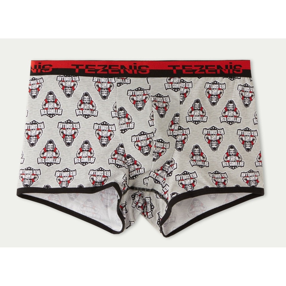 Tezenis Men's Boxer Briefs - Red Gorillas - Size Medium‎